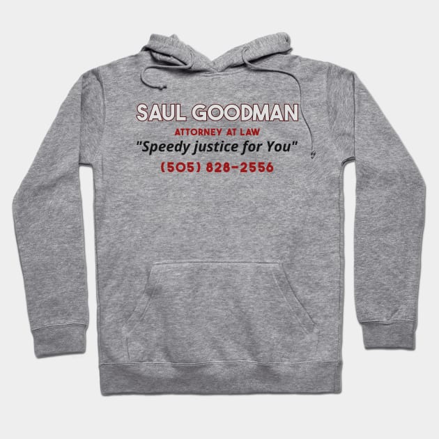 Saul Goodman Attorney at law Hoodie by Stevendan